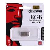 فلش مموری کینگستون|kingston مدل DataTraveler Micro 3.1 ظرفیت 8 گیگابایت