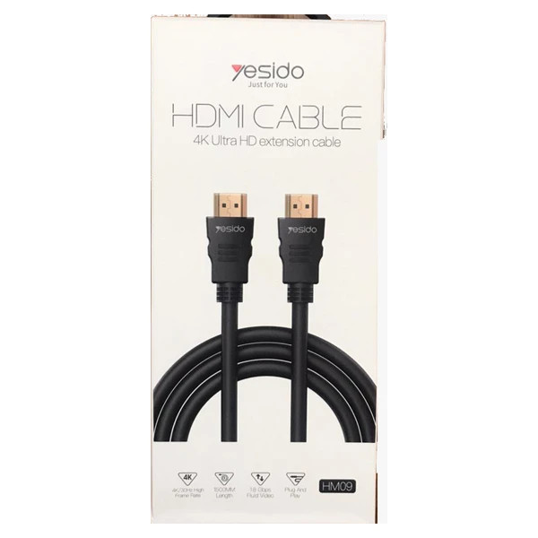 کابل Yesido HM09 HDMI 4k 1.5m