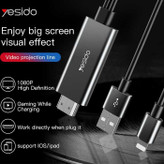 کابل تبدیل Yesido HM04 Lightning to HDMI 1.8m