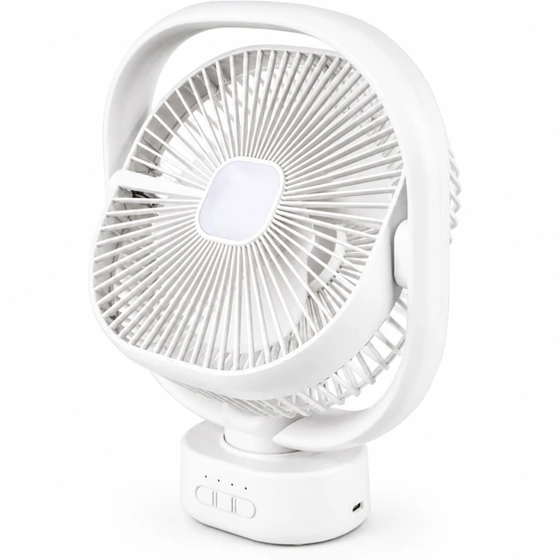 پنکه رومیزی شارژی مدل W8LG-9K با ظرفیت 2400 میلی آمپر
