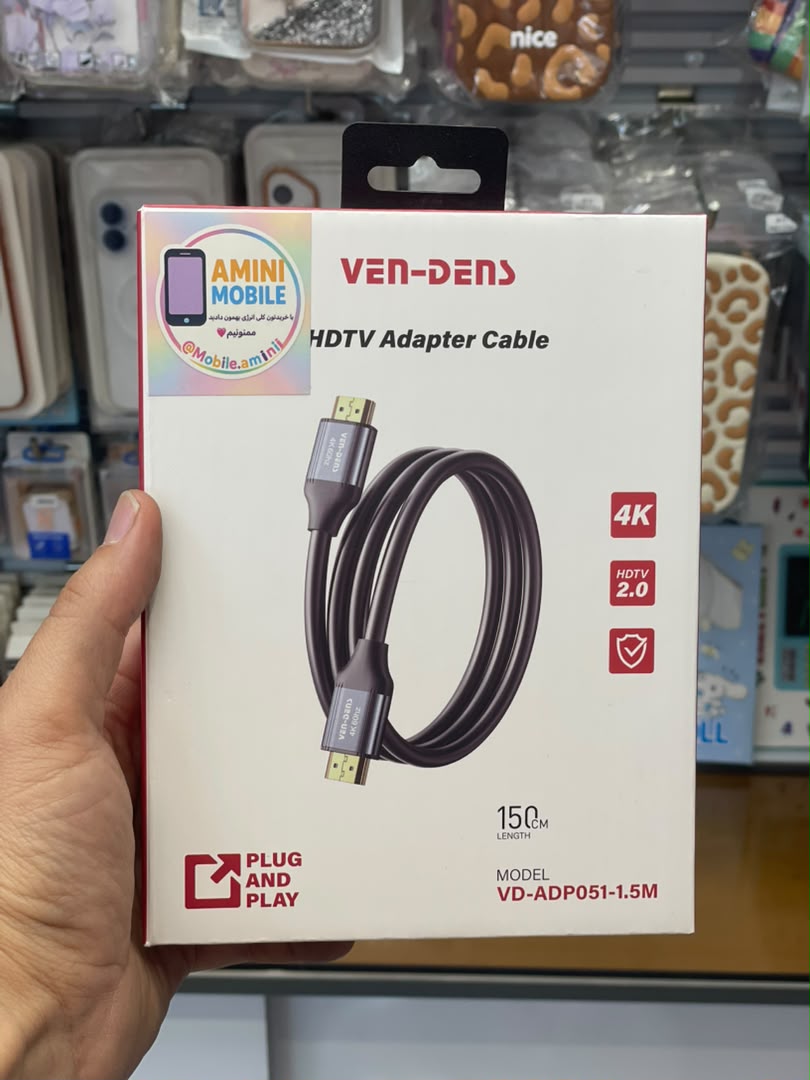 کابل HDMI وندنز VENDENS VD-ADP051-1.5M طول 1.5 متر